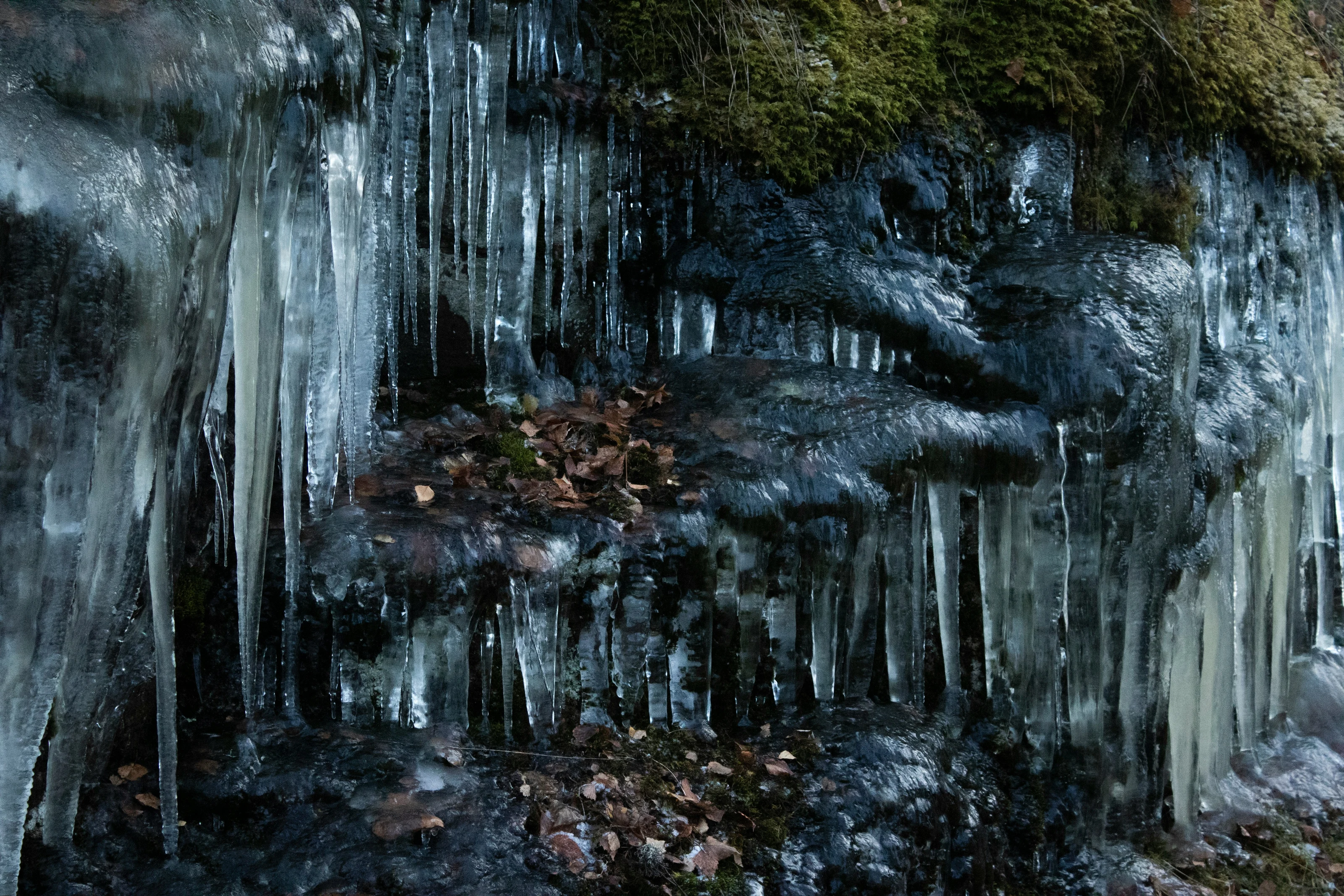 Ice melting slowly