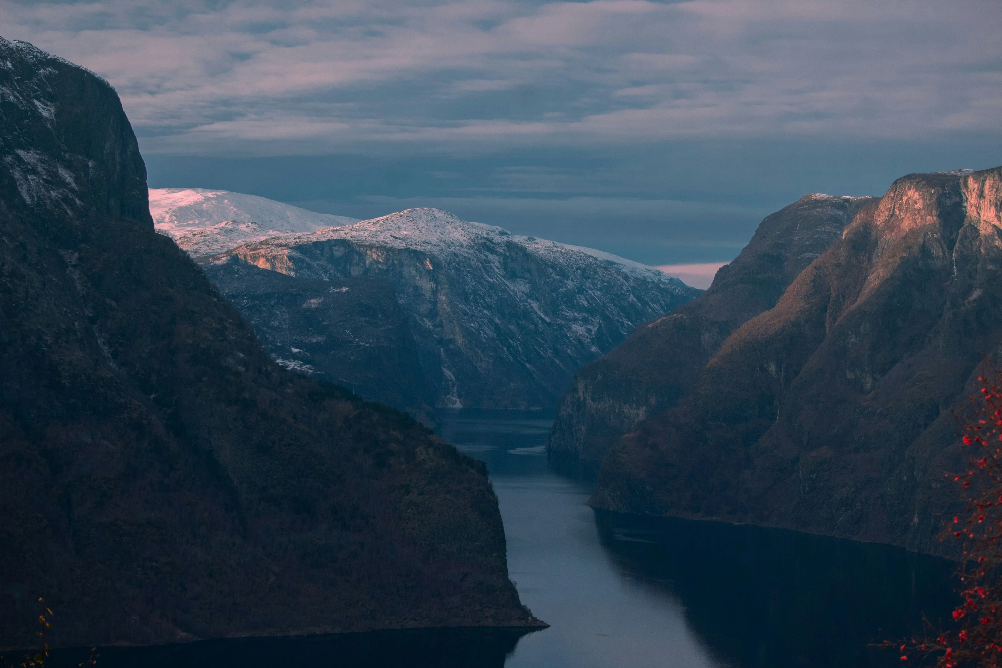 Views from Stegastein viewpoint, Flåm Norway